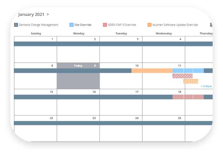 dispatch scheduling calendar screenshot image